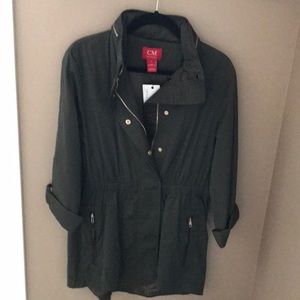 Women’s lightweight olive jacket